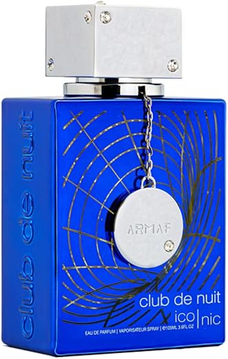 Armaf Club de Nuit Blue Iconic for Men Eau de Parfum Spray, 3.6 Ounce