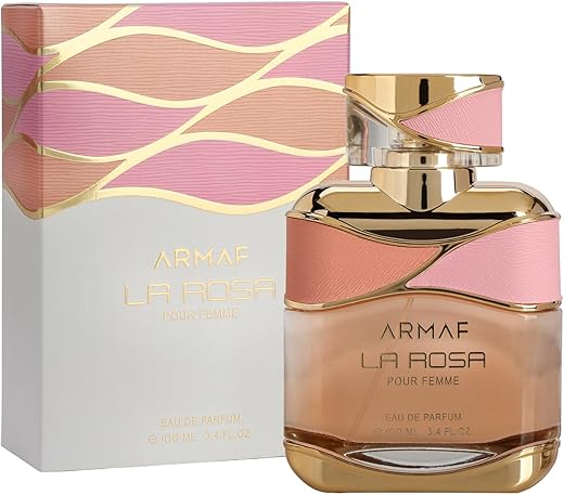 Armaf La Rosa Pour Femme Eau De Parfum 100ML For Her, Floral Fragrance, Perfume For Women, La Via