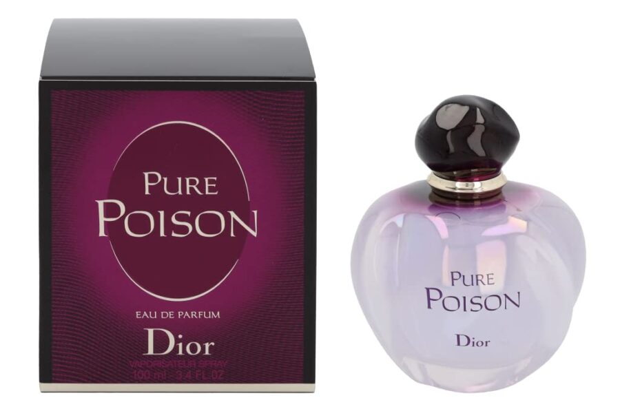 Dior Christian Pure Poison Eau de Parfum Spray, 3.4 Ounce, floral fragrance, Multicolor