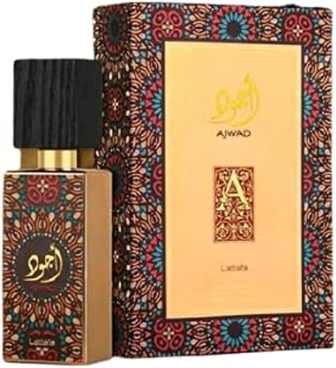 Lattafa Ajwad Eau De Parfum Spray for Unisex, 2.0 Ounce