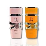 Lattafa for Women 2 Piece Eau de Parfum Gift Set (Yara + Yara Tous) 3.4 Ounce/100 ml each
