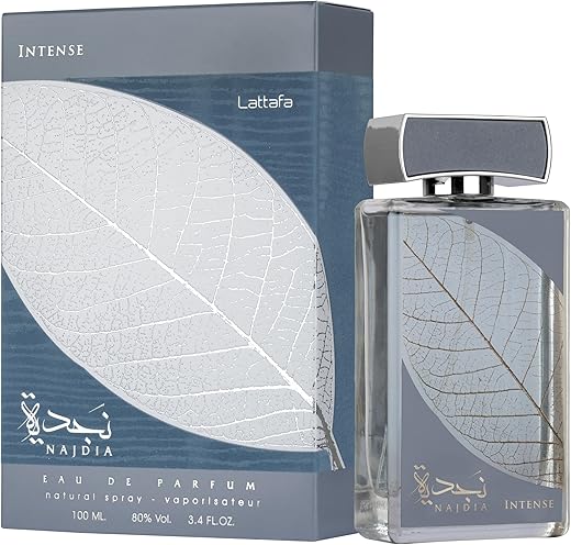 Lattafa Najdia Intense for Men Eau De Parfum Spray, 3.4 Ounce /100 ml