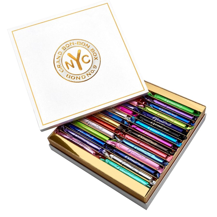 Bond No. 9 New York Grand Bon Bon Box - Unisex Eau de Parfum Gift Box & Discovery Set - 30 x 0.2 Fl Oz